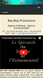 Mobile Screenshot of beebopprod.com